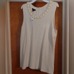 NWT Talbot's Cotton Silk Knit Shell